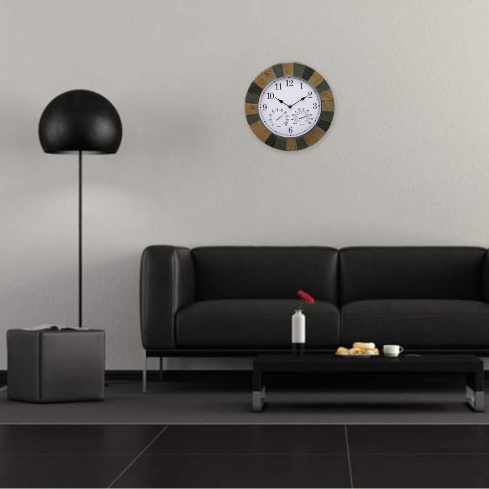 Lily's Home Slate Hanging Wall Clock - Picture 12 of 16